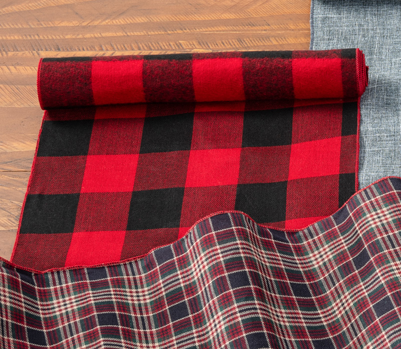 Red and Black Buffalo Plaid Table Runner