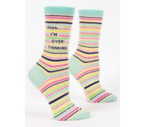 Blue Q Socks - Shh Im Overthinking - Womens