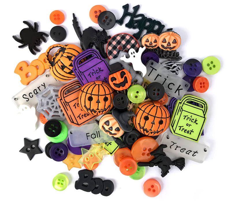 Halloween Theme Buttons Value Pack #316