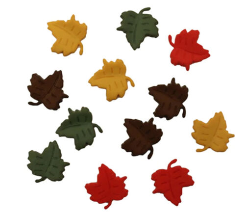 Novelty Buttons Falling Leaves #4618