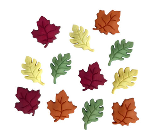 Novelty Buttons Fall Leaves #4632