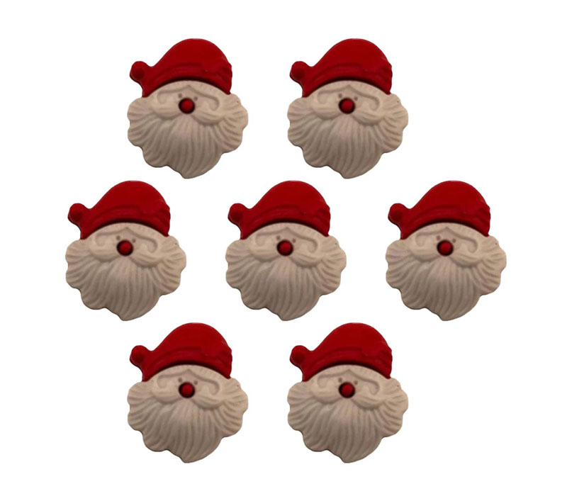 Novelty Buttons Santa Claus #4803