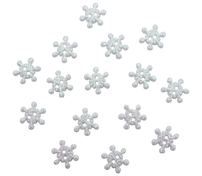 Novelty Buttons Winter Shimmer #4833