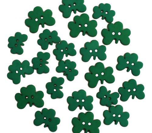 Novelty Buttons Luck of the Irish Shamrocks #4455