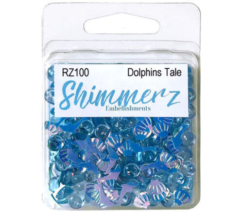 Buttons Galore Shimmerz - Dolphins Tale