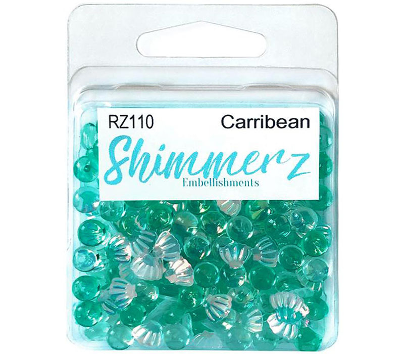 Buttons Galore Shimmerz - Caribbean
