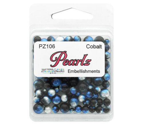 Buttons Galore Pearlz - Cobalt