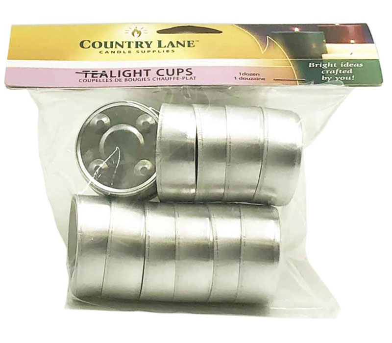 Country Lane Tealight Cups - 12 Piece