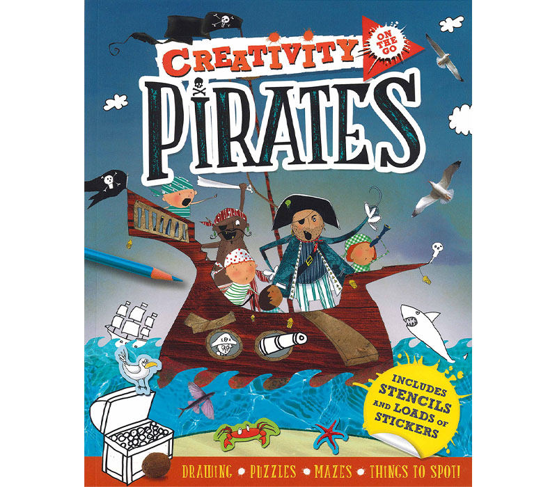 Carlton Kids - Creativity On The Go: Pirates Book