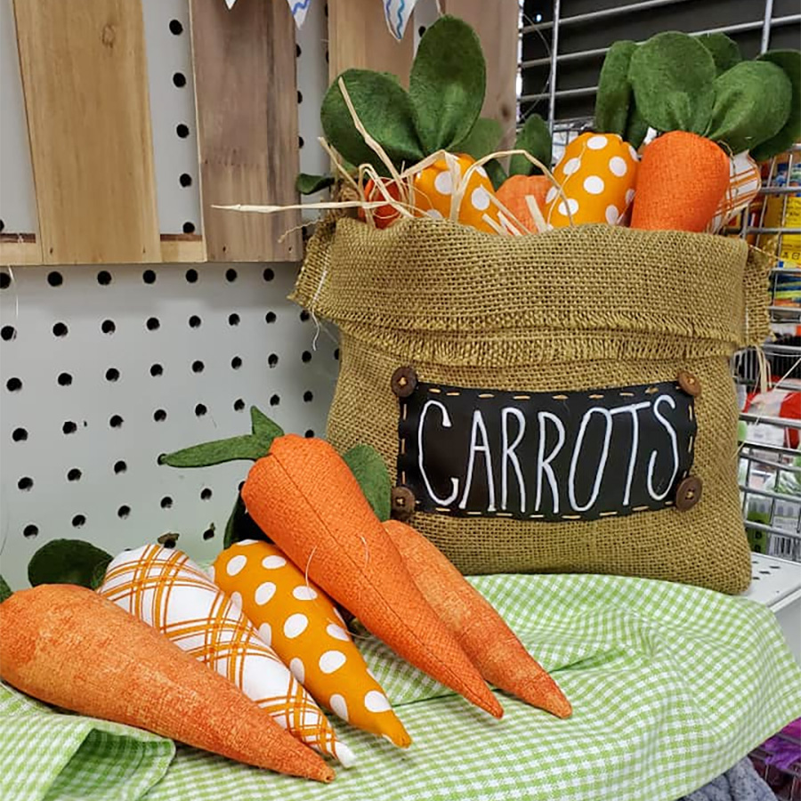 how to make fabric carrots