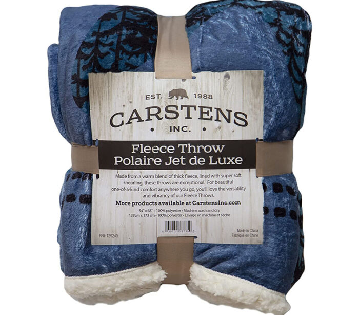 Casten Plush Throw Blanket - Three Bears - 54-inch x 68-inch