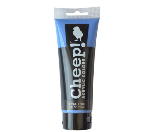 Cheep - Acrylic Paint 4-ounce Tube Cobalt Blue