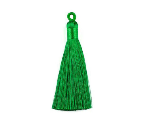 Tassel - 3-inch - Long Emerald Green