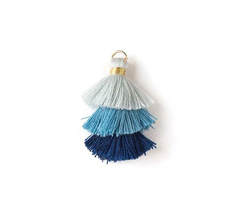 Tassel - 1.5-inch - Layere Navy Ombre