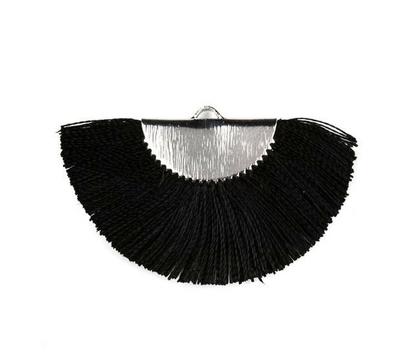 Tassel - Fan - Black