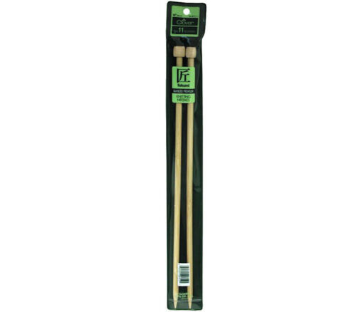 Clover - Bamboo Knitting Needle Single Point 14-inch 11