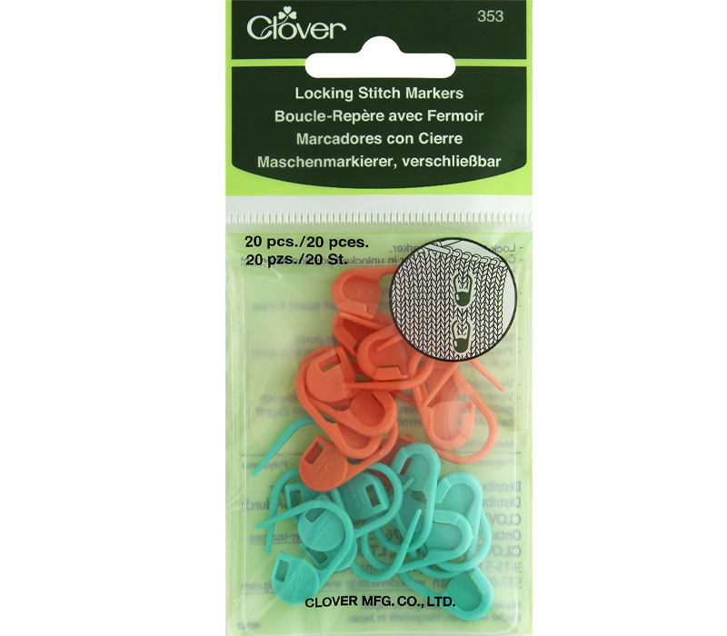 Clover Locking Stitch Marker - Craft Warehouse