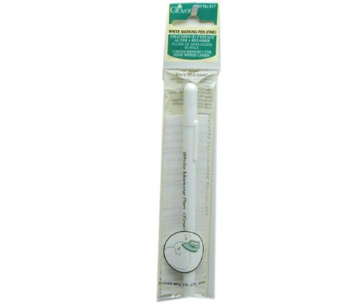 Clover - Marking Pen Iron/Water Soluble White