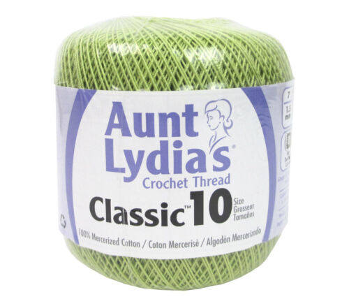 Coats And Clark - Aunt Lydia's Classic Crochet Size 10 Wasabi