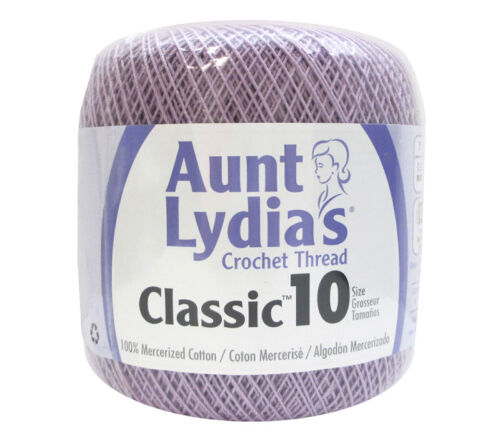 Coats And Clark - Aunt Lydia's Classic Crochet Size 10 Wood Violet
