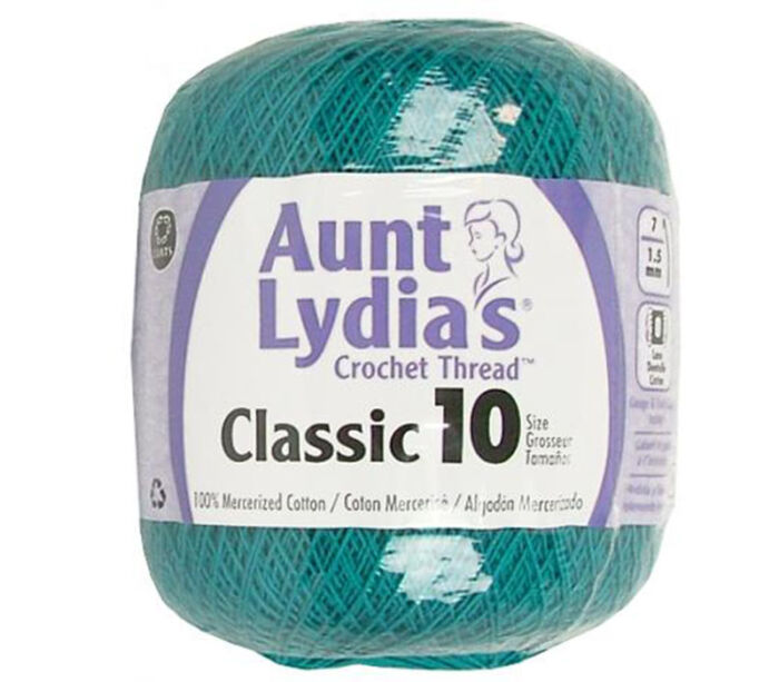 Coats And Clark - Aunt Lydia's Classic Crochet Size 10 Peacock