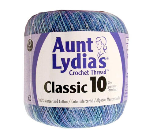Coats And Clark - Aunt Lydia's Classic Crochet Size 10 Ocean