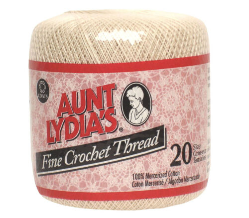 Coats And Clark - Aunt Lydia's Fine Crochet Size 20 Natural