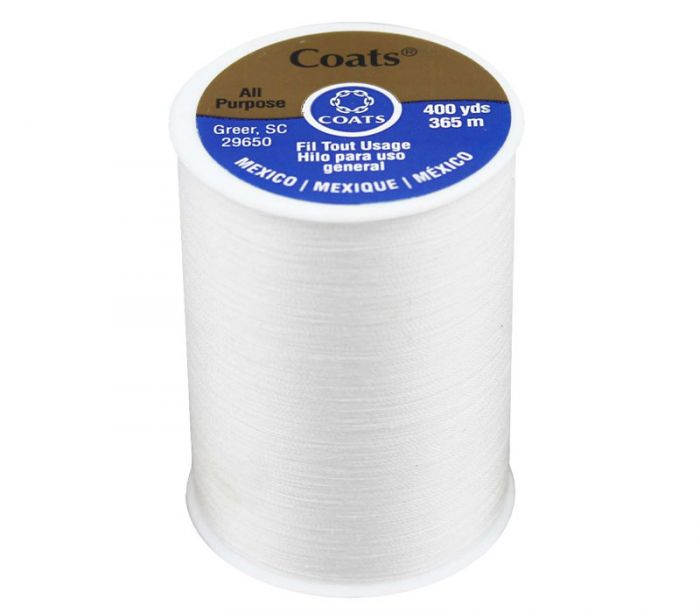 Coats And Clark - Dual Duty Thread Dressmaker Spool 400-yard White
