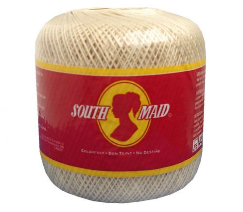 Coats & Clark South Maid Crochet Thread Size 10 Ecru
