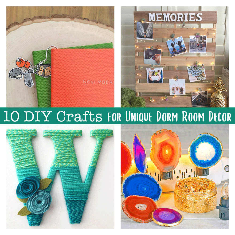 10 DIY Crafty College Dorm Room Decor Ideas