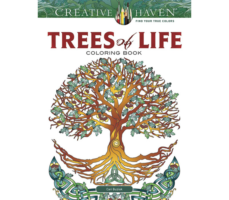 Trees Of Life Coloring Book