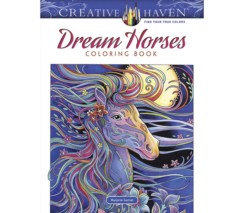 Dream Horses Coloring Book