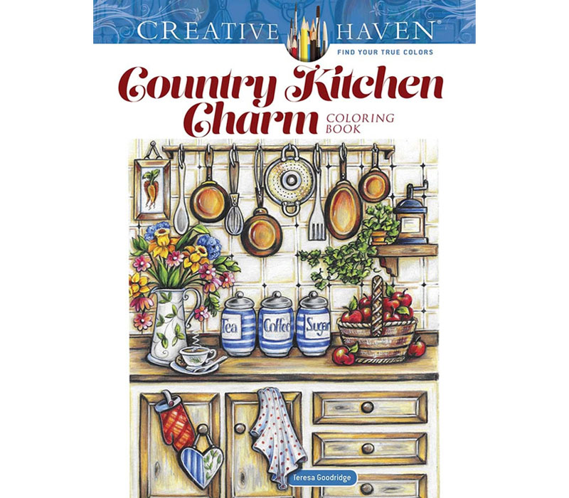 Country Kitchen Charm Color Book