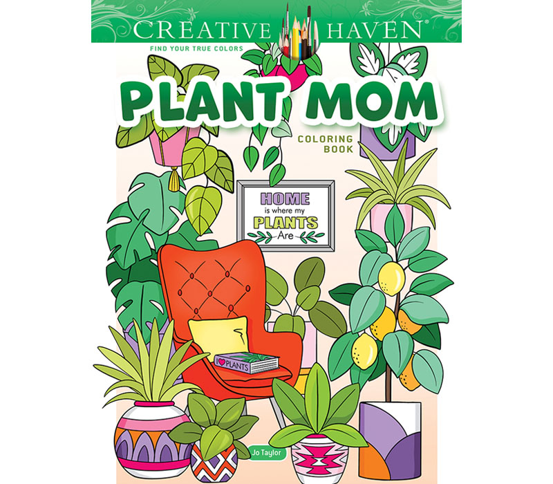 Plant Mom Coloring Book