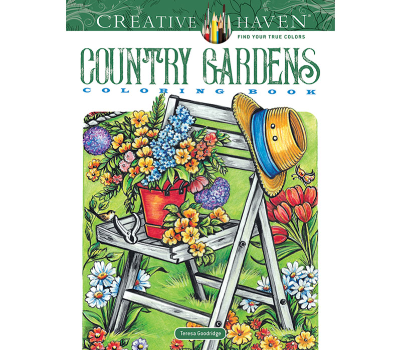 Country Gardrens Coloring Book