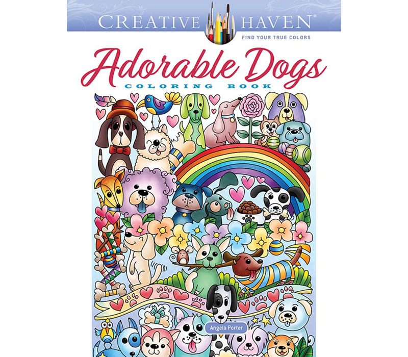 Adorable Dog Coloring Book