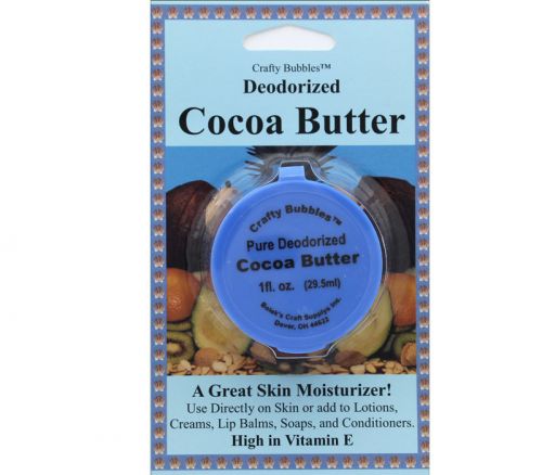 Crafty Bubbles - Deodorized Cocoa Butter 1-ounce