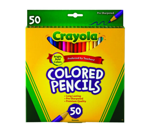 Crayola Colored Pencil Set - 50 Piece