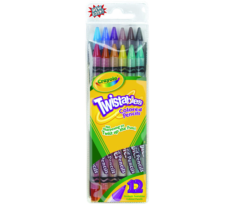 Crayola Twistable Colored Pencils - 12 Piece