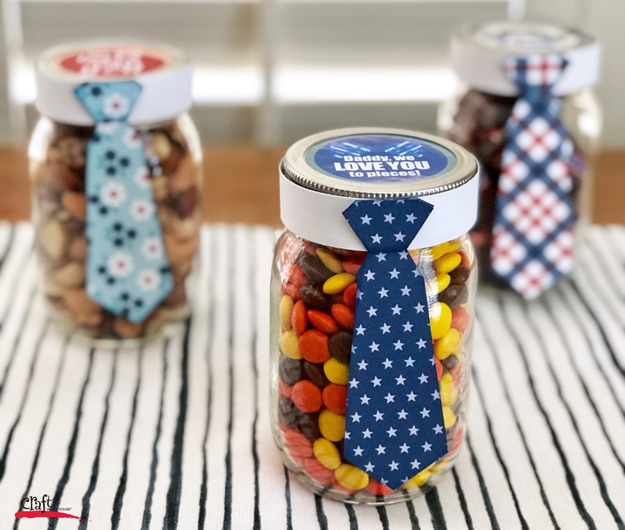 12 Fun and Unique Father's Day Crafts Using Mason Jars - Mason Jar Projects