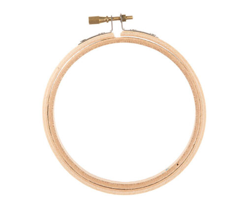 Wooden Embroidery Hoops - Round - 4-inch