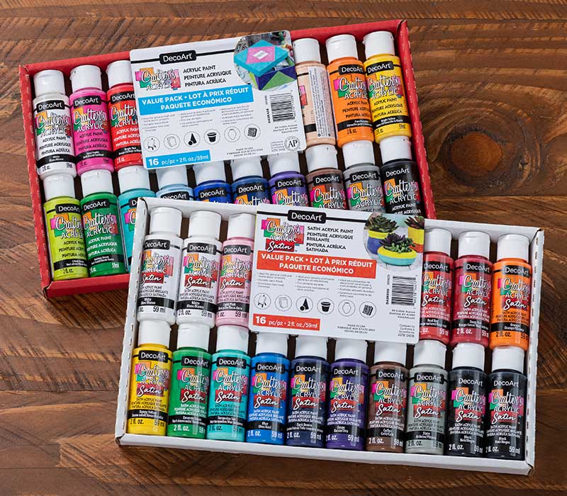 Shello Artist Series Acrylic Paint Set of 6 - CraftsVillage™ MarketHUB