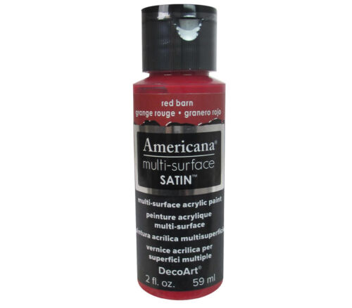 Decoart - Americana Multi Surface Acrylic2-ounce Satin Red Barn