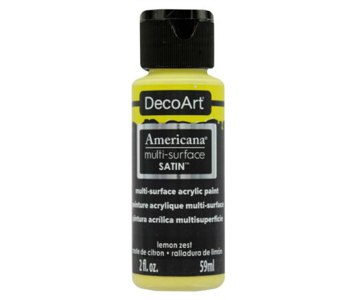 Decoart - Americana Multi Surface Acrylic2-ounce Satin Lemon