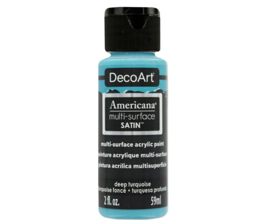Decoart - Americana Multi Surface Acrylic2-ounce Satin Deep Turquiose