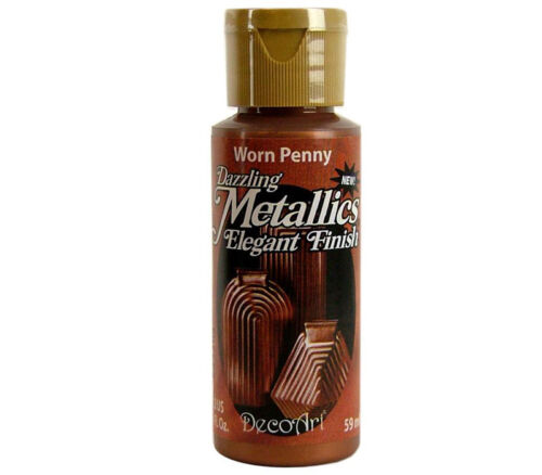Decoart - Dazzling Metallics 2-ounce Worn Penny