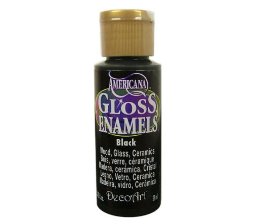 Decoart - Americana Gloss Enamel 2-ounce Black