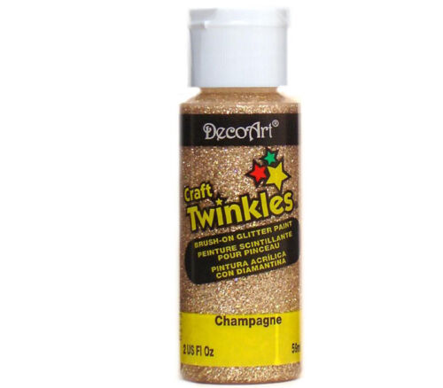 Decoart - Craft Twinkles Paint 2-ounce Champagne