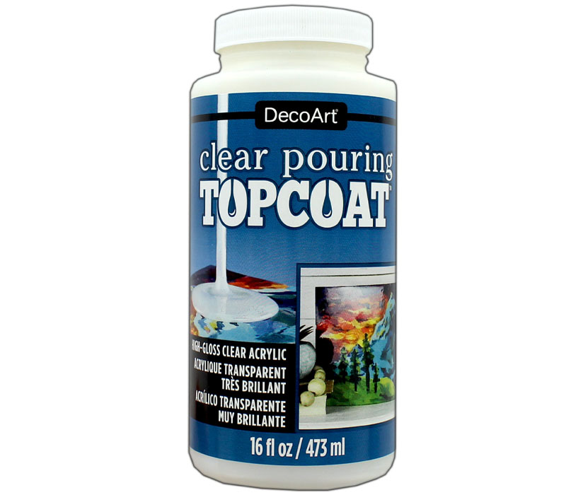 Decoart - Clear Pouring Topcoat 8-ounce