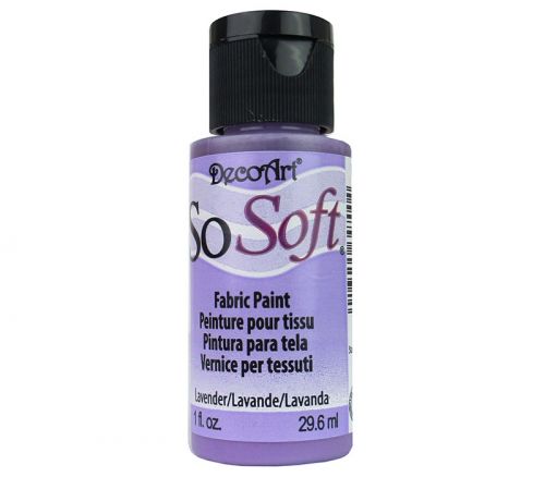 Decoart - SoSoft Fabric Paint 1-ounce Lavender